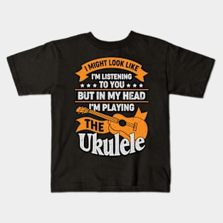 Funny Instrument Ukulele Player Gift Kids T-Shirt